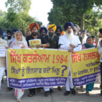 Protest march at Mohali on 29th anniversary of the Sikh genocide 1984