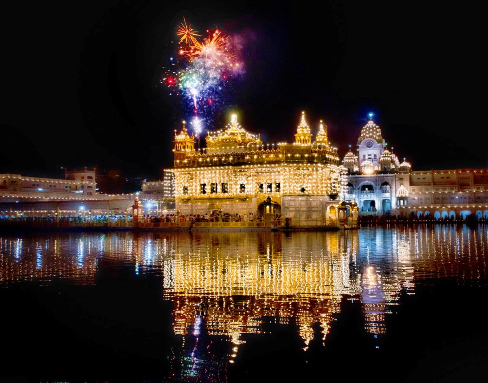 Darbar Sahib Amritsar - fireworks show